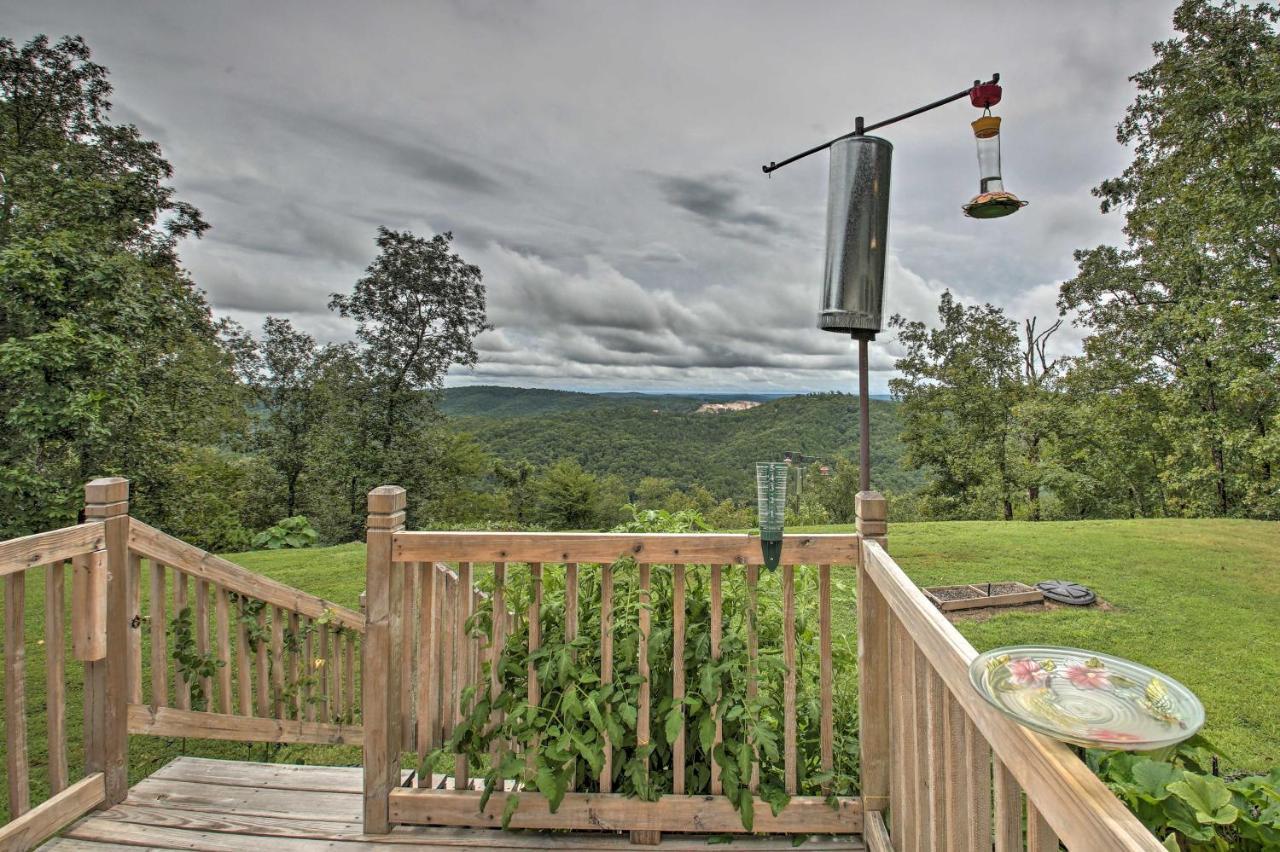 Contemporary Mountaintop Cabin 6 Mi To Natl Park Hot Springs Exterior photo