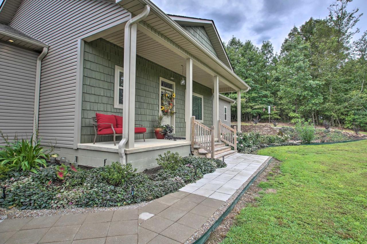 Contemporary Mountaintop Cabin 6 Mi To Natl Park Hot Springs Exterior photo